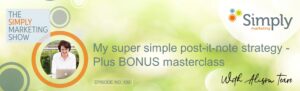 simple post-it-note strategy